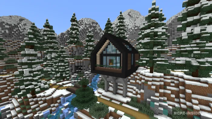 Qishki qasr — Minecraft xarita, rasm 4