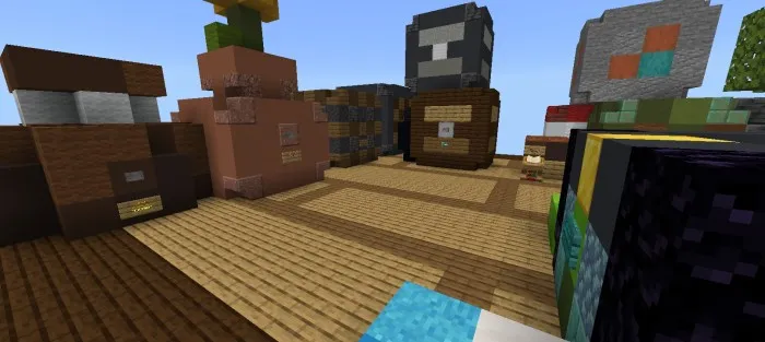 Bloklar jangi — Minecraft xarita, rasm 2