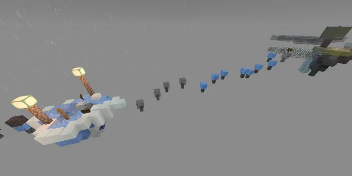 Osmono'par parkur — Minecraft xarita, rasm 4