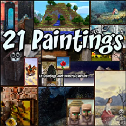 21Paintings — Minecraft mod, rasm 1