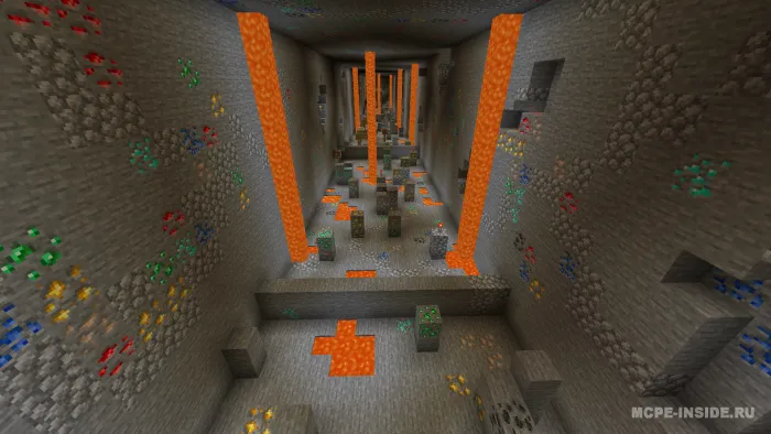 Chiziqli parkur — Minecraft xarita, rasm 1
