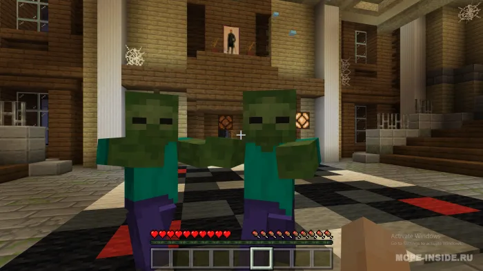 Qopqonli uyda omon qolish — Minecraft xarita, rasm 1
