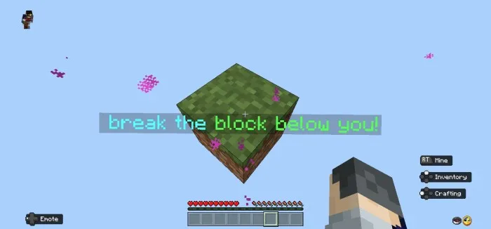 Bir blok — Minecraft xarita, rasm 3