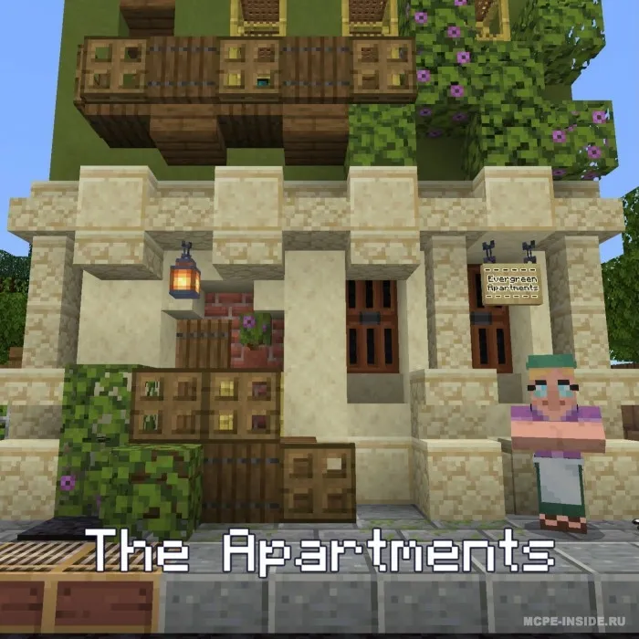 Evergreen shahri — Minecraft xarita, rasm 2