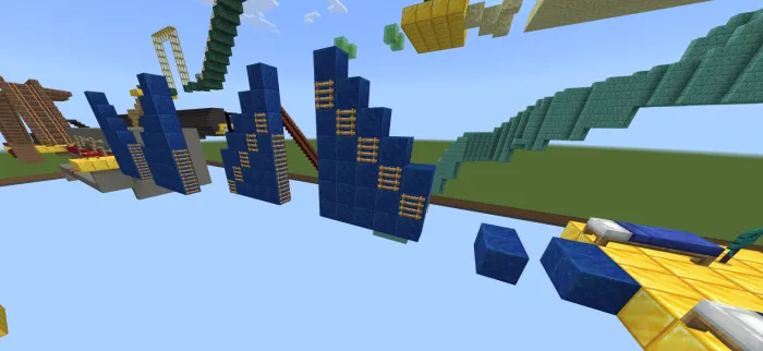Tursar parkur — Minecraft xarita, rasm 3
