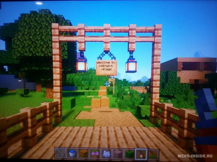 Oakhorn qishlog'i — Minecraft xarita, rasm 2