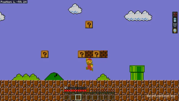 Mario — Minecraft xarita, rasm 1