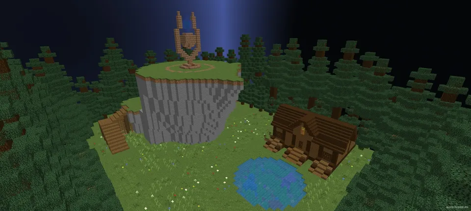 Guitar, loneliness and blue sky — Minecraft xarita, rasm 1