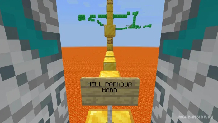 Lavali parkur — Minecraft xarita, rasm 2