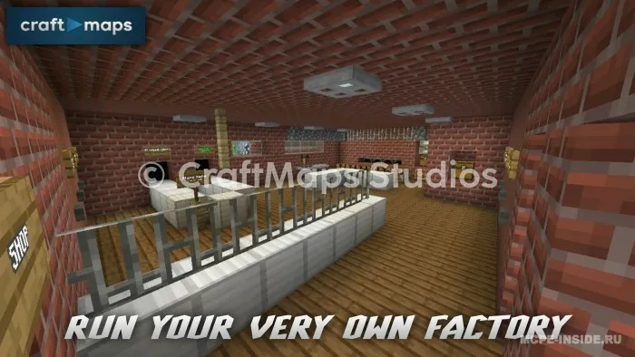 Tortlar fabrikasi — Minecraft xarita, rasm 1