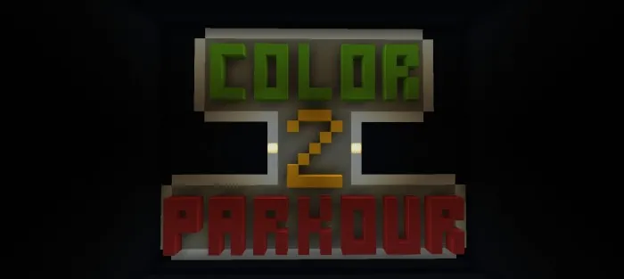 Rangli parkur 2 — Minecraft xarita, rasm 1