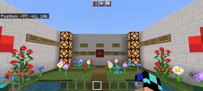 Oq uydan qochish — Minecraft xarita, rasm 2