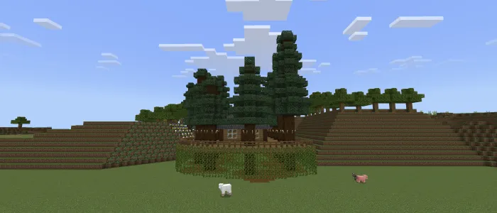 Archa o'rmonida omon qolish — Minecraft xarita, rasm 1