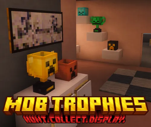 Mob Trophies — Minecraft mod, rasm 1
