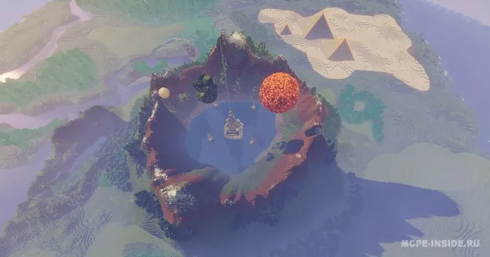 Fentezi koinoti — Minecraft xarita, rasm 1