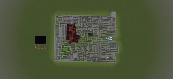 Saira labirinti — Minecraft xarita, rasm 3