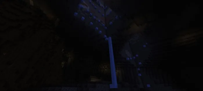 Muzlagan krater — Minecraft xarita, rasm 3