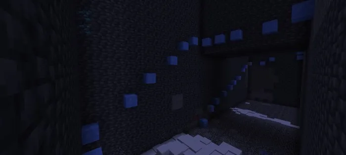 Muzlagan krater — Minecraft xarita, rasm 4