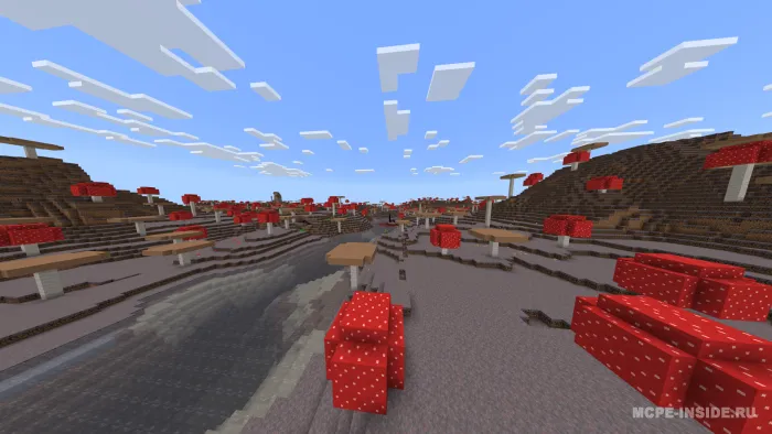 Faqat qo'ziqorin orollari — Minecraft xarita, rasm 1