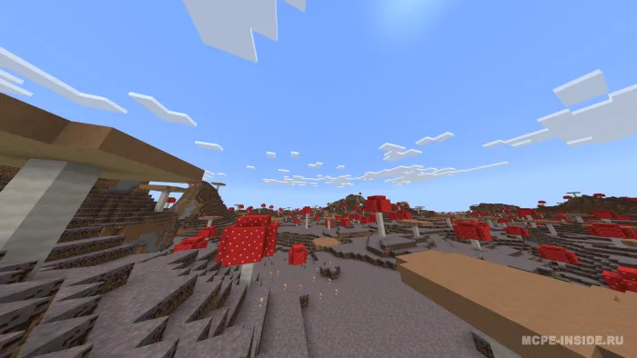 Faqat qo'ziqorin orollari — Minecraft xarita, rasm 2