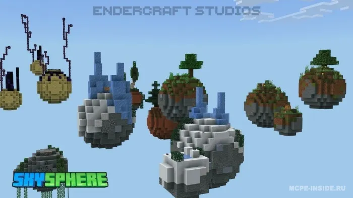 Osmon sferalari — Minecraft xarita, rasm 2