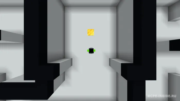 Yuqoridan pastga labirint — Minecraft xarita, rasm 1