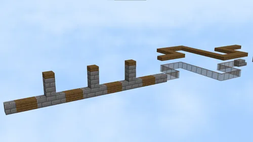 Parkur chaqiruv 5000 — Minecraft xarita, rasm 2