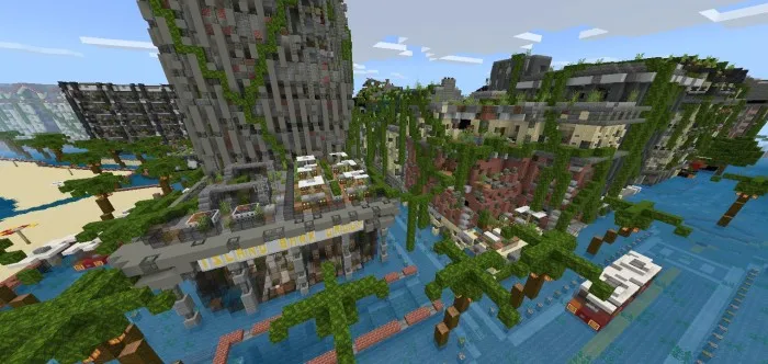 Komodo orolida omon qolish — Minecraft xarita, rasm 1