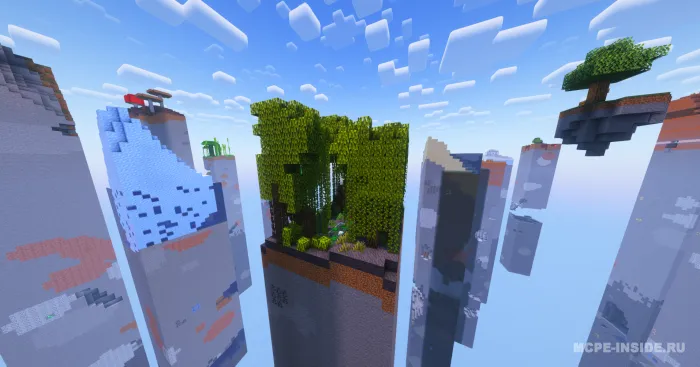 Osmon chunklari — Minecraft xarita, rasm 2
