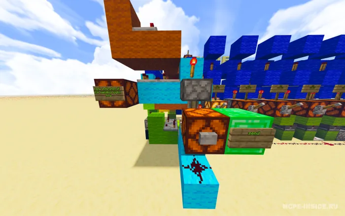 Simsiz redstone tizimi — Minecraft xarita, rasm 2