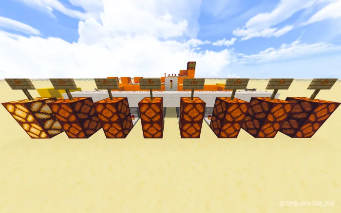 Simsiz redstone tizimi — Minecraft xarita, rasm 3