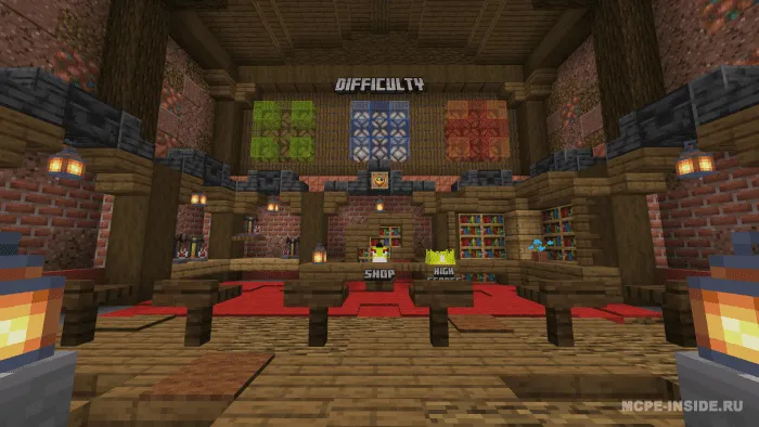 Zombi Apokalipsisi — Minecraft xarita, rasm 1