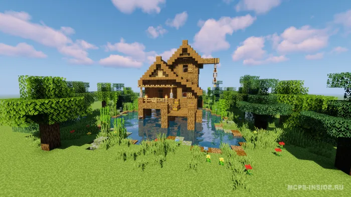 Baliqchi uyi — Minecraft xarita, rasm 1