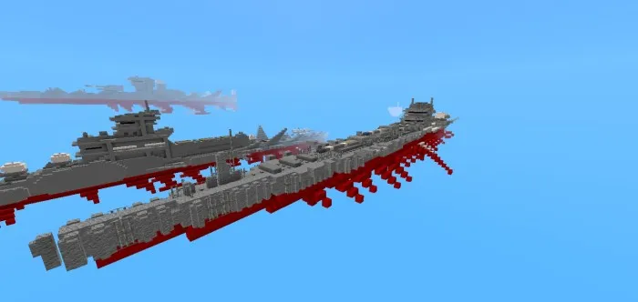 Kosmik harbiy kemalar — Minecraft xarita, rasm 1