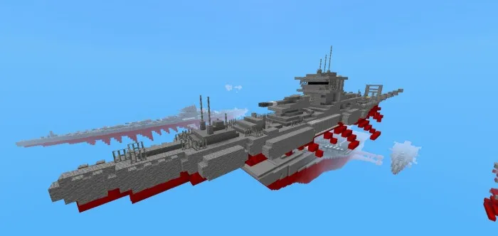 Kosmik harbiy kemalar — Minecraft xarita, rasm 3