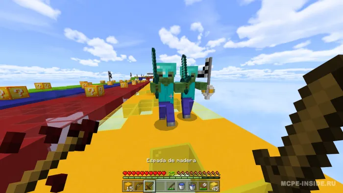 Lucky Block poygasi — Minecraft xarita, rasm 2