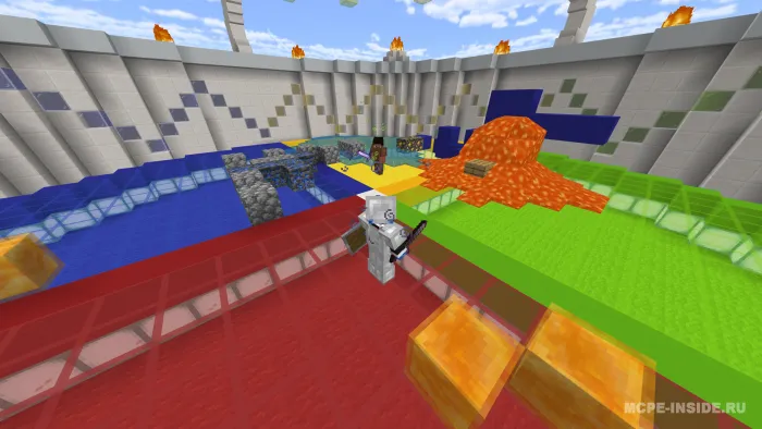 Lucky Block poygasi — Minecraft xarita, rasm 3