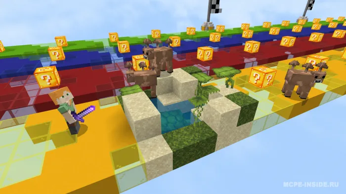 Lucky Block poygasi — Minecraft xarita, rasm 4