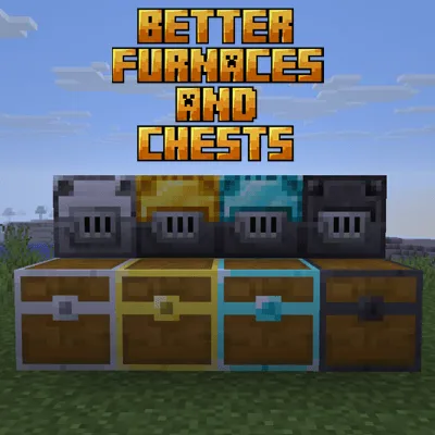 Better Furnaces & Chests — Minecraft mod, rasm 1