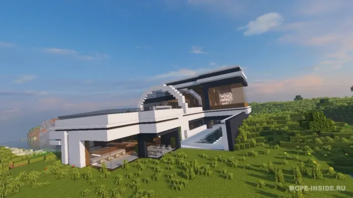 Zamonaviy villa — Minecraft xarita, rasm 2