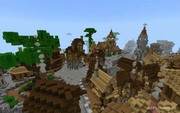Qishloq — Minecraft xarita, rasm 1