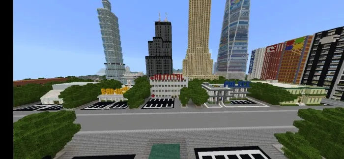New Greens shahri — Minecraft xarita, rasm 2