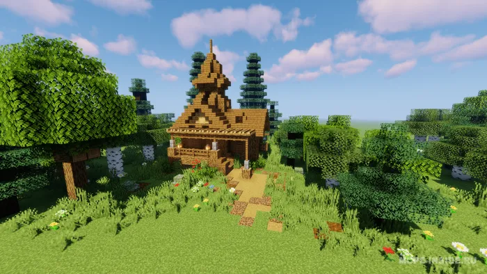 Kutubxonachi uyi — Minecraft xarita, rasm 3