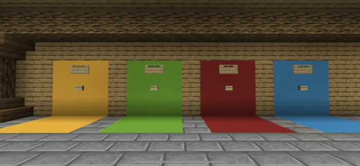 Qor to'plari va qorbobolar — Minecraft xarita, rasm 1