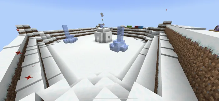 Qor to'plari va qorbobolar — Minecraft xarita, rasm 3