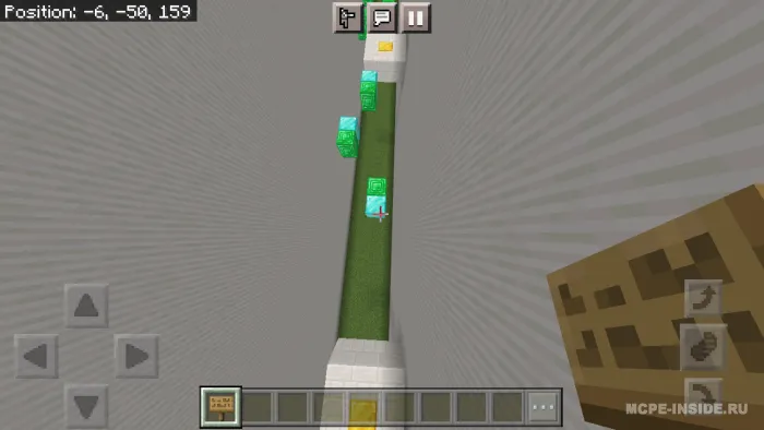 Effektli parkur — Minecraft xarita, rasm 1