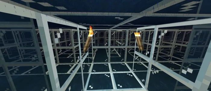 Kutubxonadagi labirint — Minecraft xarita, rasm 1