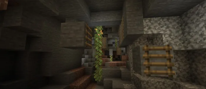 Kutubxonadagi labirint — Minecraft xarita, rasm 4