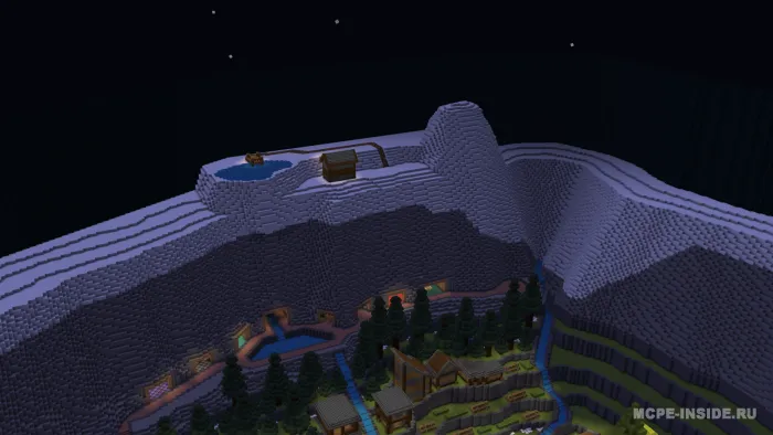 Yangi yil qishlog'i — Minecraft xarita, rasm 2