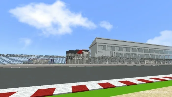 Mandalika xalqaro trassasi — Minecraft xarita, rasm 2